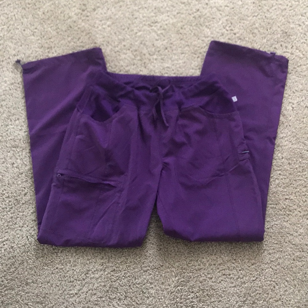Purple scrub pants